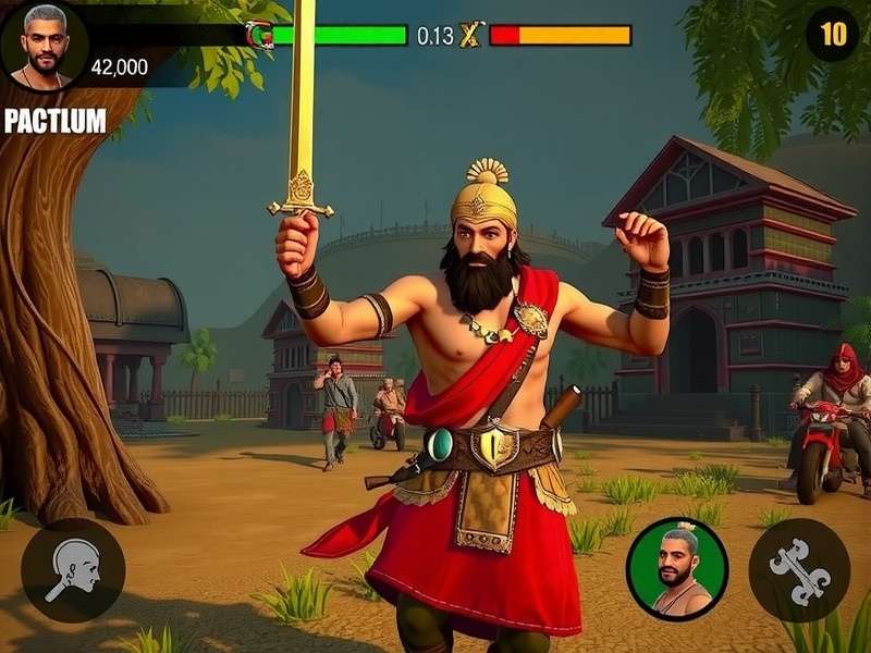 Gujarati Warrior Journey gameplay screenshot